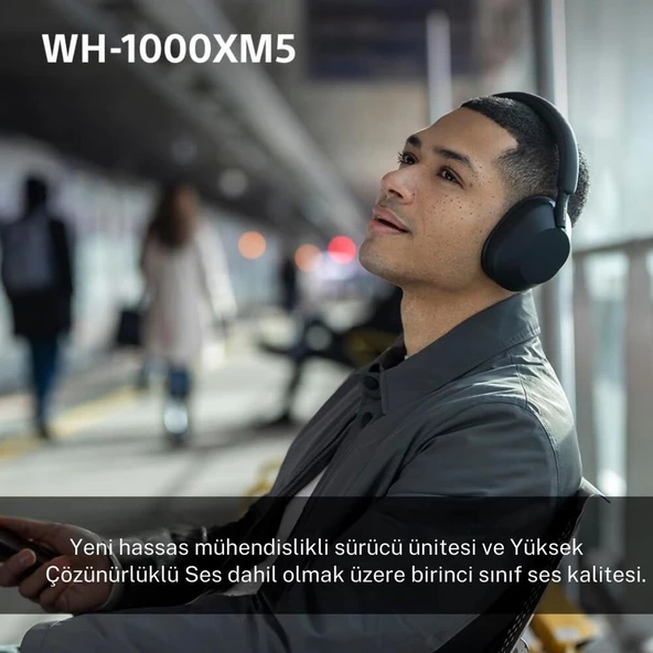 Sony WH-1000XM5 Kulak Üstü Bluetooth Kulaklık Beyaz - 2