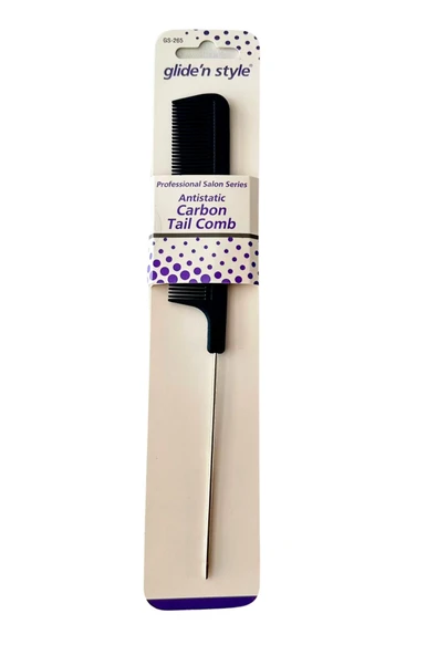 GLIDE N STYLE ANTİSTATİK KARBON KREPE TARAĞI (METAL UÇLU)