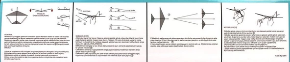 PM Model 1001 Arı Lastik Motorlu Çubuk Gövdeli Demonte Serbest Uçuş Modeli - 3
