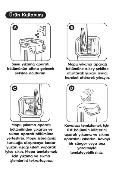 SMARTER YEŞİL TABLET MOP TEMİZLİK SETİ - 8