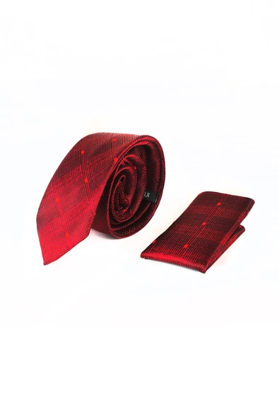 Bordo Desenli Kravat 1090220104