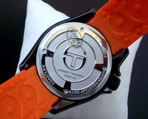 Sergio Tacchini ST.3.10002.3 Turuncu Dive-Star 200 m Erkek Kol Saati - Resim 10