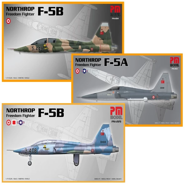 MAKET SET ( F-5 B , F-5 A, F-5 B AGG )