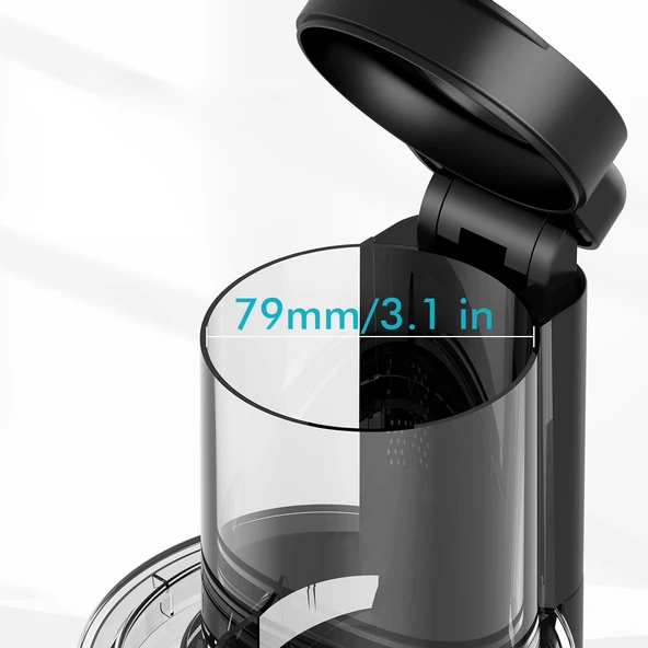 Yasomi FruitForce 8 Segment 180 W Gri Katı Meyve Sıkacağı - 7
