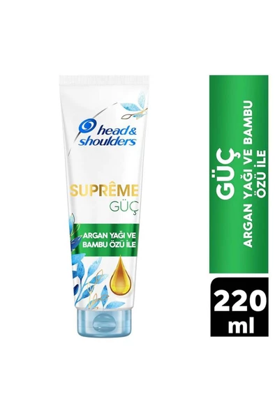 Head & Shoulders supreme güç Argan Yağı Ve Bambu Özü Saç Kremi 220 Ml