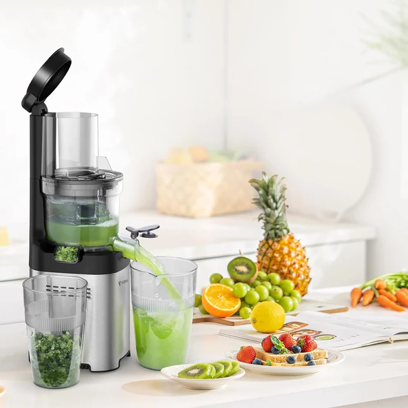 Yasomi FruitForce 8 Segment 180W Katı Meyve ve Sebze Sıkacağı - 3