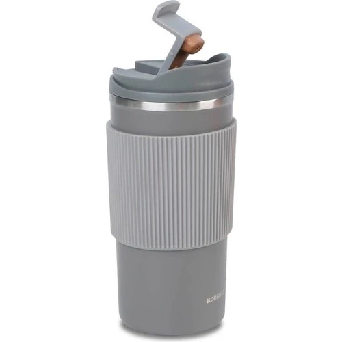 KORKMAZ A5539-2 FREEDOM PLUS GRİ KAHVE BARDAĞI - 2