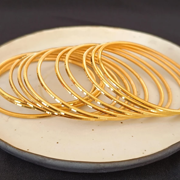 Gümüş Gold Ajda Kadın Bilezik SL7986 - 6