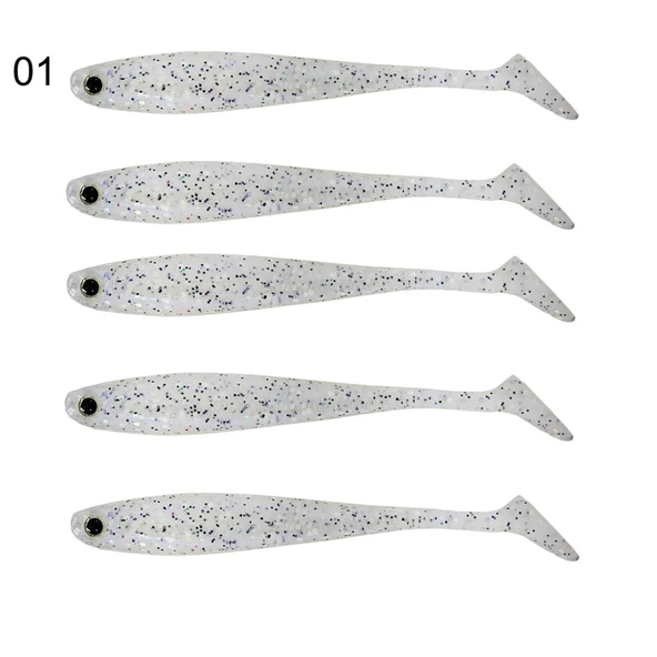 Captain 3587 Dagi Duck Shad 9cm 7gr Levrek Silikonu 5'li Paket Suni Yem - 9