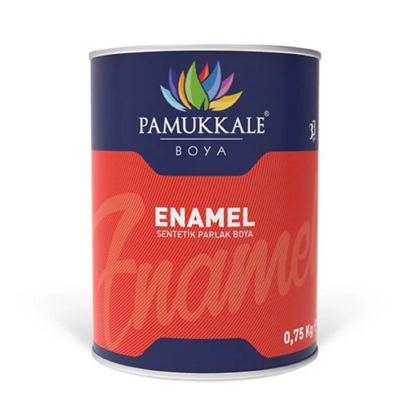 Pamukkale Enamel Sentetik Parlak Boya 0.75 Kg Metalik Gri Ral 9006 ürün görseli