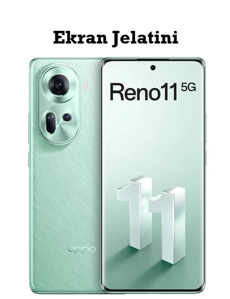 Oppo Reno11 Uyumlu Ön Body Şeffaf Ultra Ekran Koruyucu Nano Jelatin