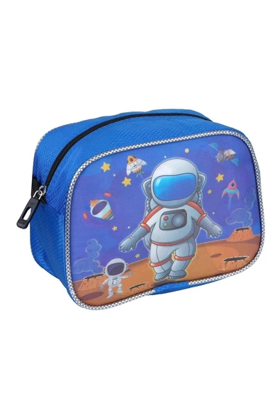 Erkek Çocuk 3 Bölmeli Astronot Figürlü Okul Sırt Çantası 13SYG12-Astronot - 4