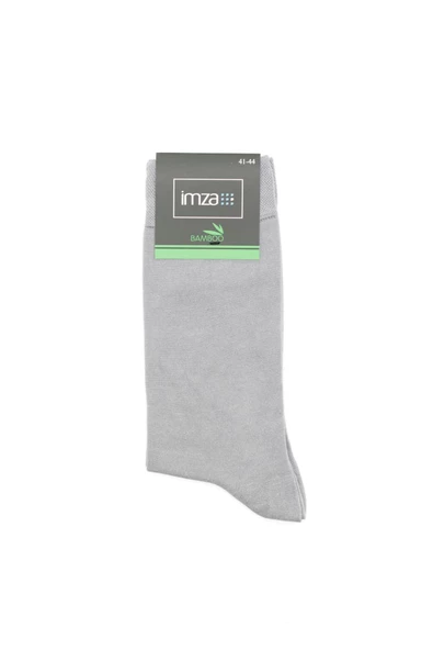 Gri Bambu Düz Çorap 1060240100