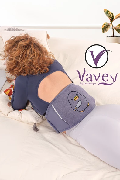 Özel Gün Kemeri Regl-Bel-Diz-Omuz-Boyun Ağrılarılarına Son Termojel Hediyeli  Civciv Antrasit Renk - 3