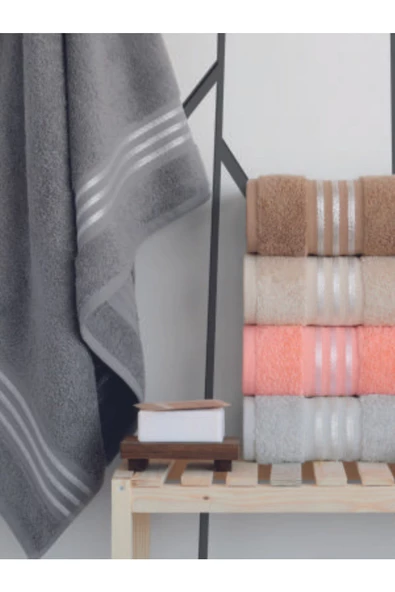 Maria Su Emici Antibakteriyel Ekstra Yumuşak Pamuklu Banyo Havlusu 1 Adet 70x140 cm - 4