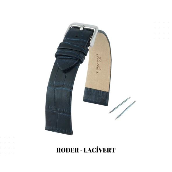 R4147 RODER DERİ KAYIŞ - LACİVERT - 3