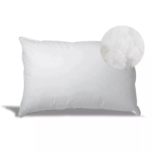 Pamuklu Kumaş İçi Silikon Elyaf 50x70 Yastık 800 gr - 2