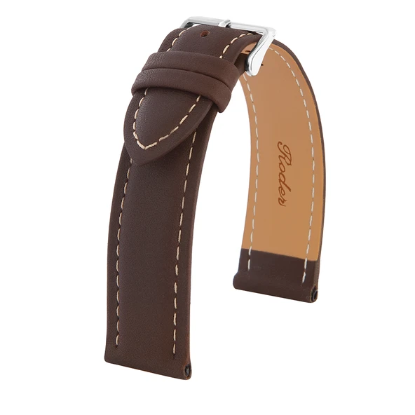 R4101W RODER DERİ KAYIŞ - KAHVERENGİ - BEYAZ - 9