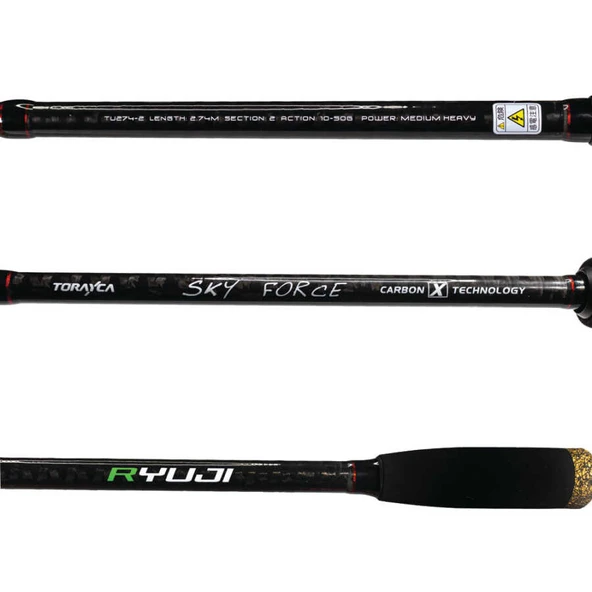 Ryuji Sky Force 274m 10-50gr 2P Spin Olta Kamışı  Standart Standart - 2