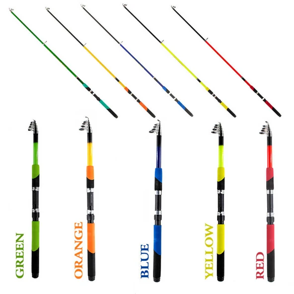 Remixon Speed 2.70M 20-60gr Teleskopik Olta Kamışı  GREEN Standart - 6