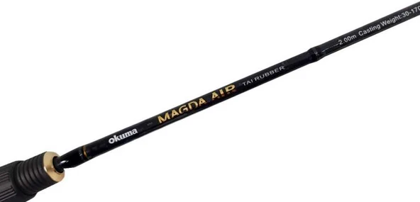 Okuma Magda Air 2,00 mt  30-170 gr 2 Parça Taırubber Kamışı - Resim 2