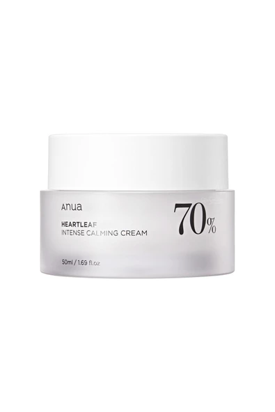 ANUA,Heartleaf 70% Intense Calming Cream (KORENDY) Nemlendirici Kalp Yaprağı Özlü Krem 50ml