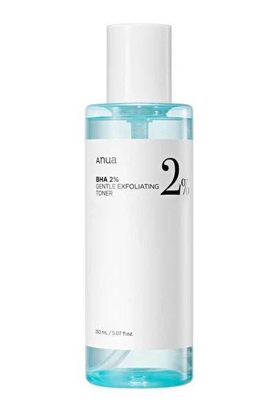 ANUA,BHA 2% Gentle Exfoliating Toner - Gözenek ve Siyah Nokta Karşıtı 6 Seramidli Arındırıcı Tonik 150ml