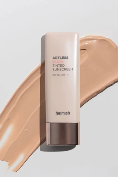 HEİMİSH,Artless Glow Tinted Sunscreen SPF50+ PA+++ 40ml - Tonlandırıcı Güneş Kremi