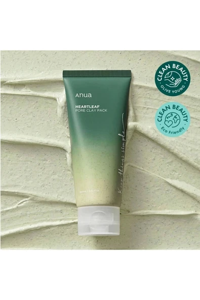 ANUA,HEARTLEAF PORE CLAY PACK (Kil Maskesi) 100ml - 2