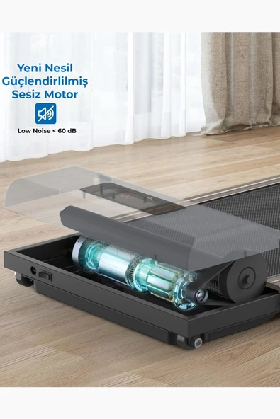 Uzaktan Kumandalı Katlanabilir Portatif Yürüme ve Koşu Bandı 12 Km Hız - 8