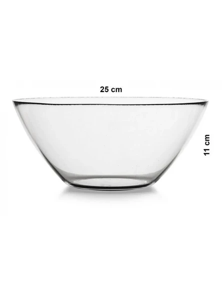 Paşabahçe 10697 Iconic Cam Salata Kasesi 2950 cc 25 cm - 3