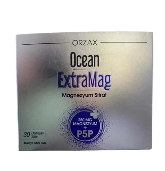 Orzax Ocean Extramag Magnezyum Sitrat Efervesan 30 Saşe