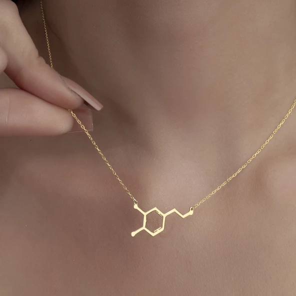 925 Ayar Gümüş Serotonin Kolye - Resim 8