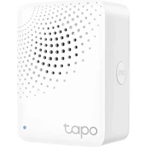 TP-LINK Tapo H100, Tapo Akıllı Hub, Tapo Akıllı Anahtar, Düğme ve Sensörle Çalışır, 64 Cihaz Bağlanabilir, 19 Zil Sesi Seçeneği, Kablolama Gerekmez