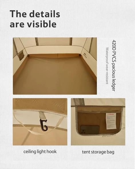 NATUREHİKE GLAMPİNG VESSEL 4 KİŞİLİK ÇADIR - Resim 4