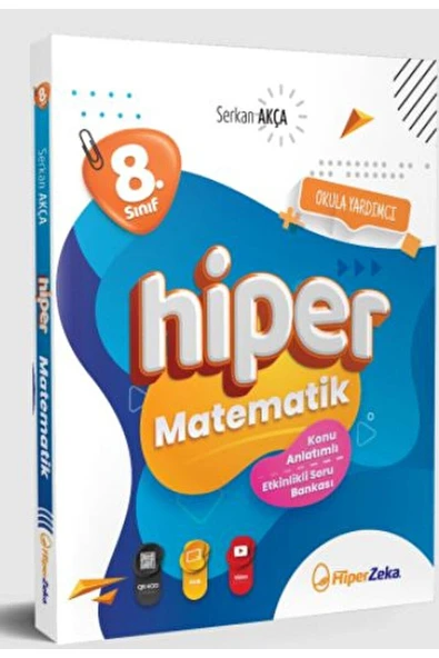 8. Sınıf Hiper Matematik Konu Anlatımlı & Etkinlikli Soru Bankası / 9786256935204 ürün görseli