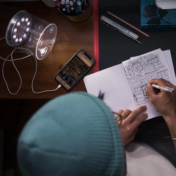 Luci Solar Pro Lux (Gri) - Resim 3