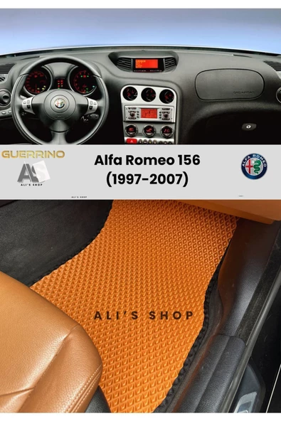 Guerrino Alfa Romeo-156 Için 1997-2007 Arası Araca Özel Yeni Nesil Eva Mat Oto Paspas Havuzlu Araba Paspası ürün görseli