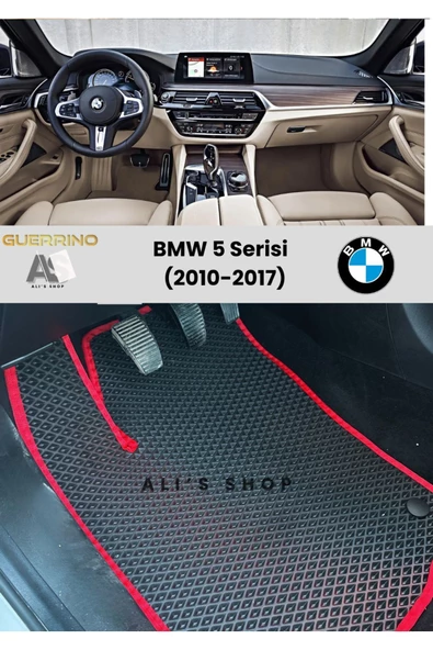 Guerrino Bmw-5 Serisi Için 2010-2017 Arası Araca Özel Yeni Nesil Eva Mat Oto Paspas Havuzlu Araba Paspası ürün görseli