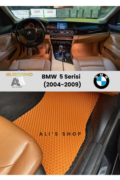 Guerrino Bmw-5 Serisi Için 2004-2009 Arası Araca Özel Yeni Nesil Eva Mat Oto Paspas Havuzlu Araba Paspası ürün görseli