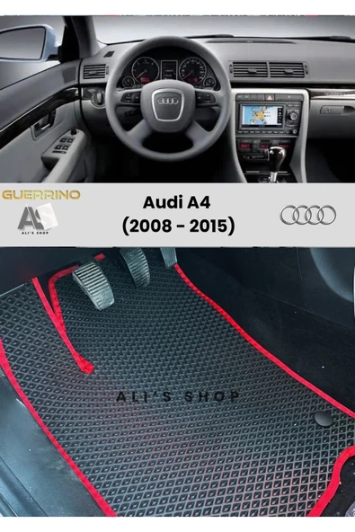 Guerrino Audi-a4 Için 2008-2015 Arası Araca Özel Yeni Nesil Eva Mat Oto Paspas Havuzlu Araba Paspası ürün görseli