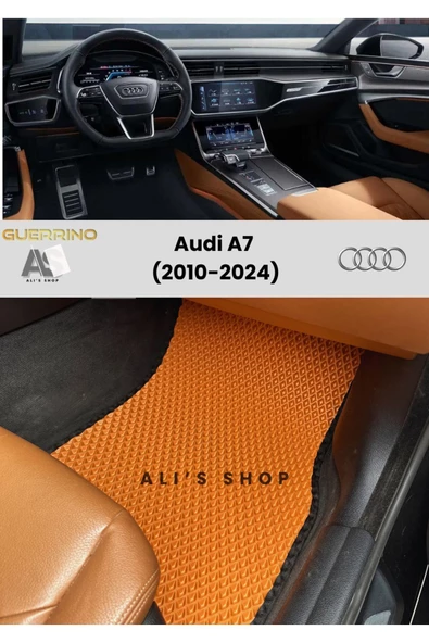 Guerrino Audi-a7 Için 2010-2024 Arası Araca Özel Yeni Nesil Eva Mat Oto Paspas Havuzlu Araba Paspası ürün görseli 1