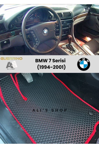 Guerrino Bmw-7 Serisi Için 1994-2001 Arası Araca Özel Yeni Nesil Eva Mat Oto Paspas Havuzlu Araba Paspası ürün görseli