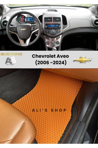 Guerrino CHEVROLET-AVEO İÇİN 2006-2024 ARASI ARACA ÖZEL YENİ NESİL EVA MAT OTO PASPAS HAVUZLU ARABA PASPASI ürün görseli