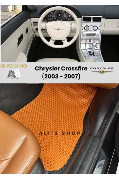 Guerrino CHRYSLER-CROSSFİRE İÇİN 2003-2007 ARASI ARACA ÖZEL YENİ NESİL EVA MAT OTO PASPAS HAVUZLU PASPAS