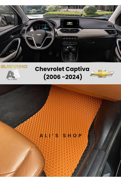 Guerrino CHEVROLET-CAPTİVA İÇİN 2006-2024 ARASI ARACA ÖZEL YENİ NESİL EVA MAT OTO PASPAS HAVUZLU EVA PASPAS