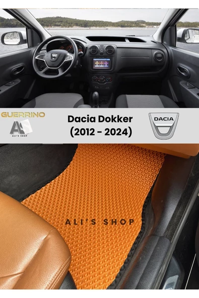 Guerrino DACİA-DOKKER İÇİN 2012-2024  ARASI ARACA ÖZEL YENİ NESİL EVA MAT OTO PASPAS HAVUZLU ARABA PASPASI ürün görseli
