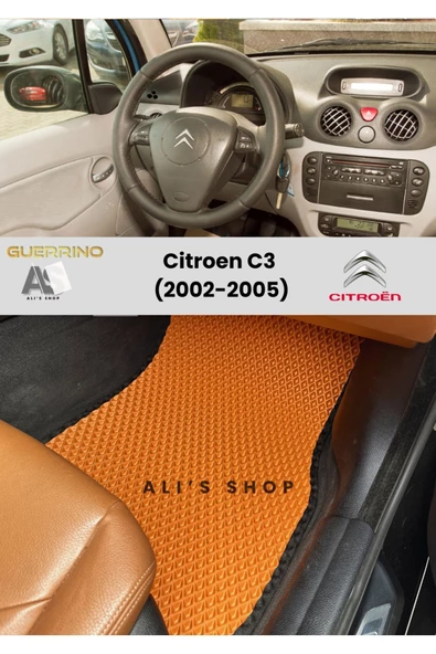 Guerrino Citroen-c3 Için 2002-2005 Arası Araca Özel Yeni Nesil Eva Mat Oto Paspas Havuzlu Eva Araba Paspası ürün görseli