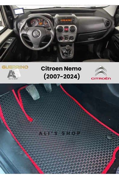 Guerrino Citroen-nemo Için 2007-2024 Arası Araca Özel Yeni Nesil Eva Mat Oto Paspas Havuzlu Araba Paspası ürün görseli