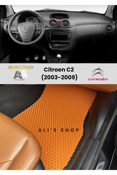 Guerrino Citroen-c2 Için 2003-2009 Arası Araca Özel Yeni Nesil Eva Mat Oto Paspas Havuzlu Eva Araba Paspası ürün görseli